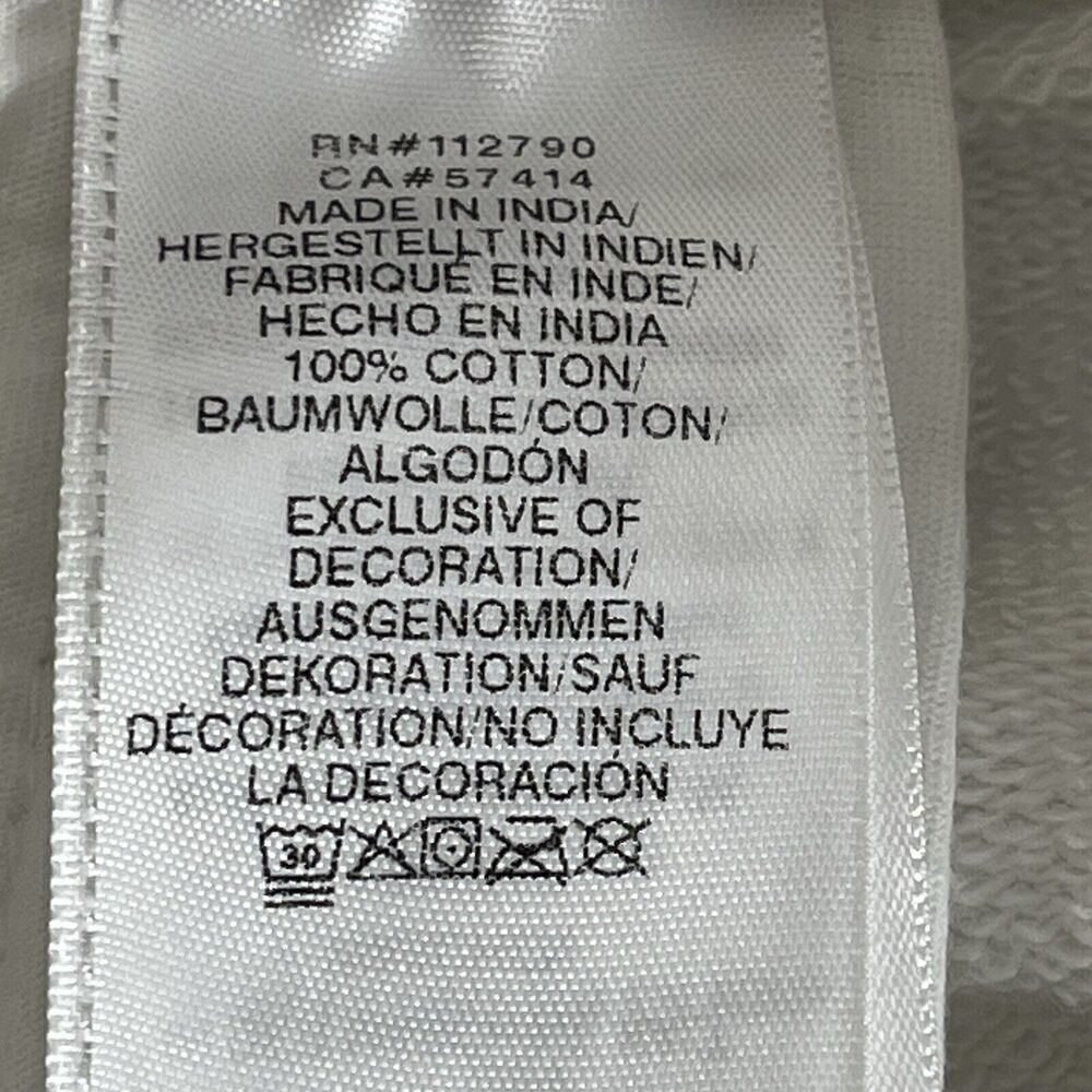 True Religion Spell Out Joggers Pants Women's XS Logo Pockets Tapered White - Picture 6 of 8